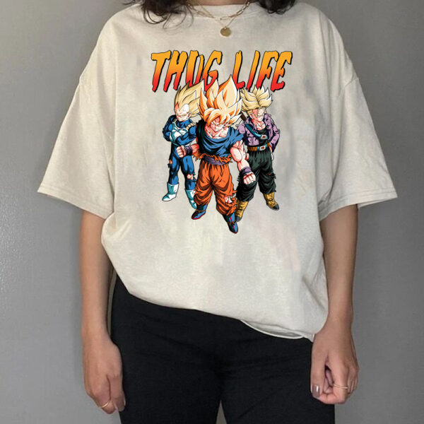 Dragon Ball Thug Life Shirt, Anime gift