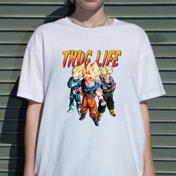 Dragon Ball Thug Life Shirt, Anime gift